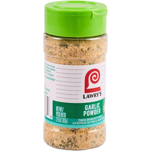 Lawrys Coarse Ground with Parsley Garlic Powder, 2.9 oz (Pack of 6)