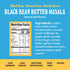 (10 Pack 1) Brooklyn Delhi Black Bean Butter Masala Pouches - Ready to Eat, Microwavable Entree - Vegan, Gluten Free