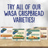 Wasa Crisp’n Light 7 Grains Crispbread, 4.9 oz (Pack of 4), Non-GMO Crackers, 7 Grain Blend, 20 Calories