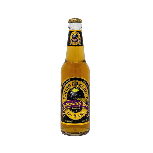 Flying Cauldron Butterscotch Beer, 12 Fl Oz (Pack of 4), Vanilla Cream