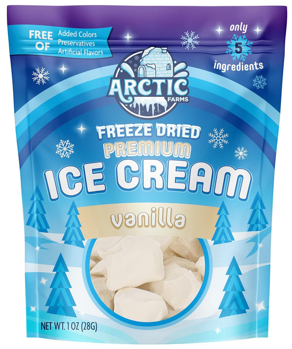 Arctic Farms Freeze Dried Premium Ice Cream That Does Not Melt (5