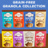 10 Oz (Pack 1) Paleonola Cinnamon Blueberry Grain Free Granola, Resealable Bag of - Grainless Paleo Granola Blended