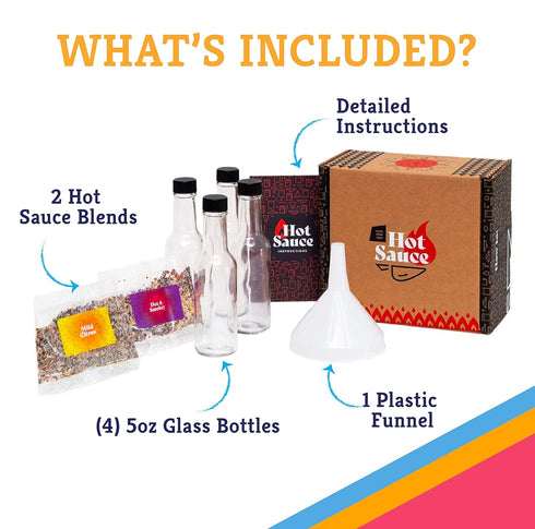 DIY Hot Sauce Making Kit with Two Unique Blends by Craft a Brew