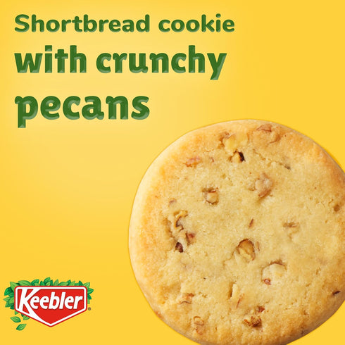 17.2 oz Keebler Sandies Shortbread Cookies, Pecan, Family Size