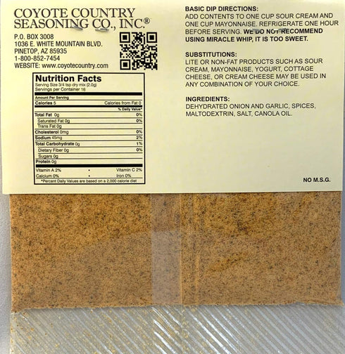 Coyote Country's Hot Mystery Dip Mix, 3 Pack
