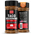 Taco Seasoning Mix, Spicy Chili Powder - Gluten Free & Low Sodium Mexican Seasoning Blend for Tacos