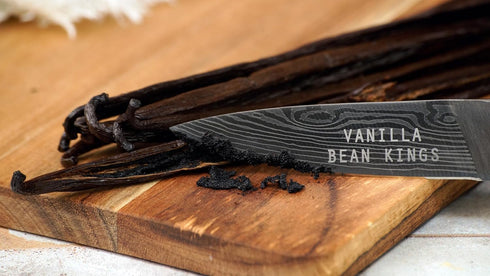 5 Organic Madagascar Vanilla Beans. Whole Grade A Vanilla Pods for Vanilla Extract and Baking