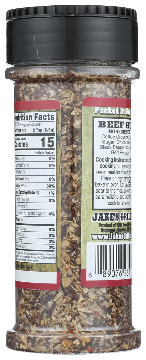 Jake's Grillin 4.5oz Jakes Grillin Beef Rub