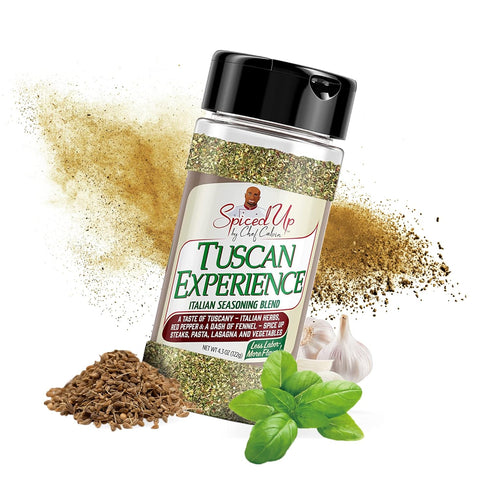 Spiced Up by Chef Calvin - Tuscan Experience Italian Seasoning Blend, 3.9 oz/122 g, Perfect for Cooking