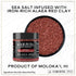 3-Pack (4 oz 3) Hawaiian Sea Salt - Alaea Red, Bamboo Jade, Black Lava - All-Natural Sea Salts from the Pacific Ocean