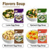 4 0.3 (20 Pack) Egg Flower Soup Mix, Vegetable Mix Soup with Flavors (Laver, Spinach, Mushroom, Tomato), Ounce