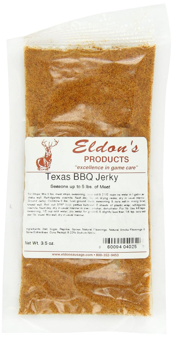 Eldon's Sausage and Jerky Supply Texas BBQ Jerky Seasoning, 0.24 Pound