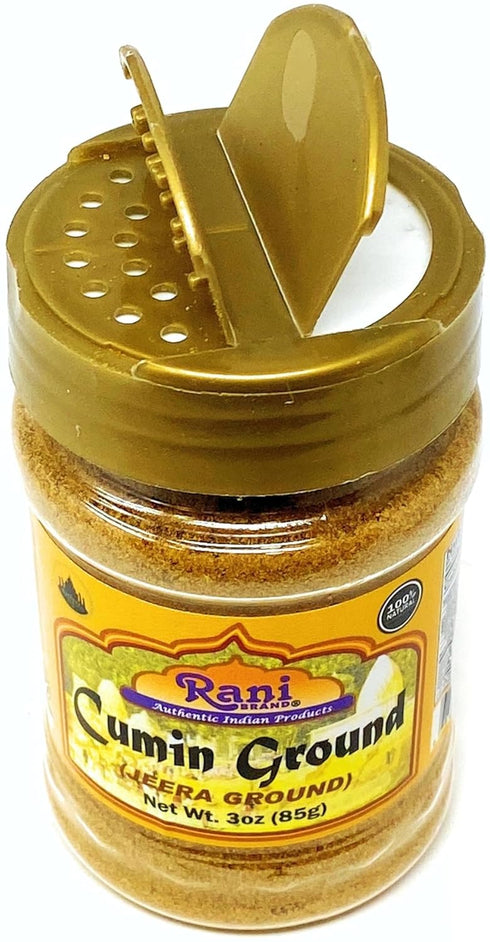 Rani Cumin (Jeera) Powder Spice, 3oz (85g) PET Jar, All Natural, Vegan, Gluten Friendly