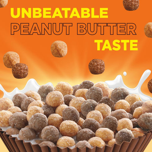 11.5 oz REESE'S PUFFS Breakfast Cereal, Chocolatey Peanut Butter Cereal