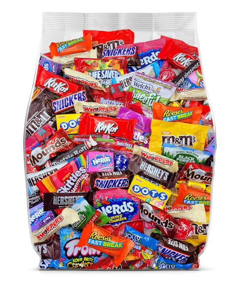 Yummy Chew Assorted Chocolate and Candy Variety Pack Bulk - 5lb Bulk Chocolate Candy
