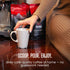 16 oz Volcanica Espresso Beans Decaf Coffee, Dark Roast Whole Bean Coffee, Bold Sweet Flavor, Swiss Water Process
