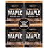 MaxJerky Montreal Maple Bacon Burnt Ends, Smoked Bacon Jerky, 2.5 OZ (4