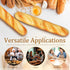 2pcs 13. 6" DOITOOL Artificial Baguette, Realistic Fake Bread Loaf for Kitchen Decoration, Soft Pu Simulation Food