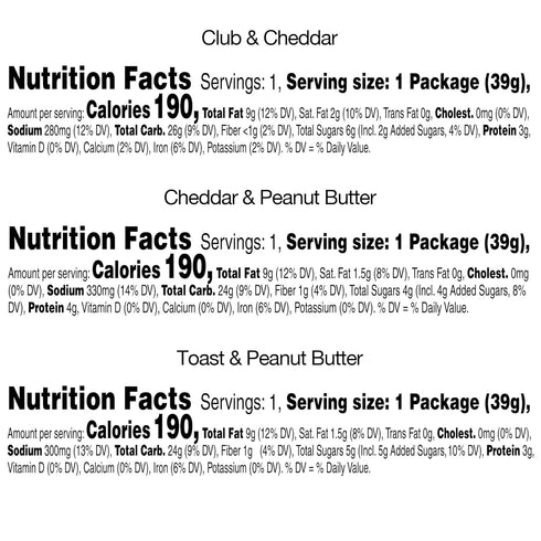 Pack (45 Packs) Keebler Sandwich Crackers, Lunch Snacks, Variety