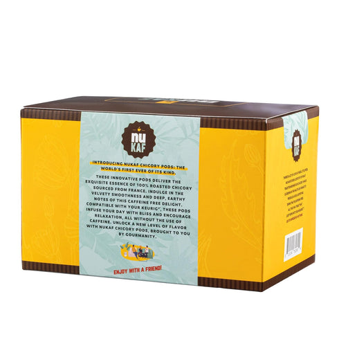 100% (6 12 72 nuKAF Chicory Coffee K Cups, Caffeine Free Coffee Alternative, All Natural K Pods for your Keurig, Great