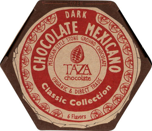 Pack, 2.7 (6 Count) Taza Chocolate Organic Mexicano Disc Stone Ground, Classic Collection Variety Ounce