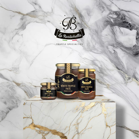 3.17 oz (90 100% La Rustichella - White Truffle Pat gr) - Made in Italy | Vegan, Gluten-Free, Cholesterol-Free