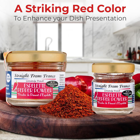 Straight From France - Espelette Pepper Powder from France, 1.06 Ounce