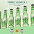6.8 oz Pack 4 Fever-Tree Sparkling Lime & Yuzu Premium Soda Mixer for Cocktails and Mocktails, fl Bottles, of Naturally