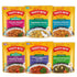 Tasty Bite Variety, Pack of 6, Bombay Potatoes, Kashmir Spinach, Punjab Eggplant,