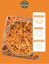 Mix,20 oz,Roasted Kids,(Pack 2) Southern Style Nuts Cheesy Cheddar Hunter Bulk Trail Peanuts,Sesame Sticks,Corn