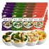 Egg Flower Soup Mix, Vegetable Mix Soup with 4 Flavors (Laver, Spinach,