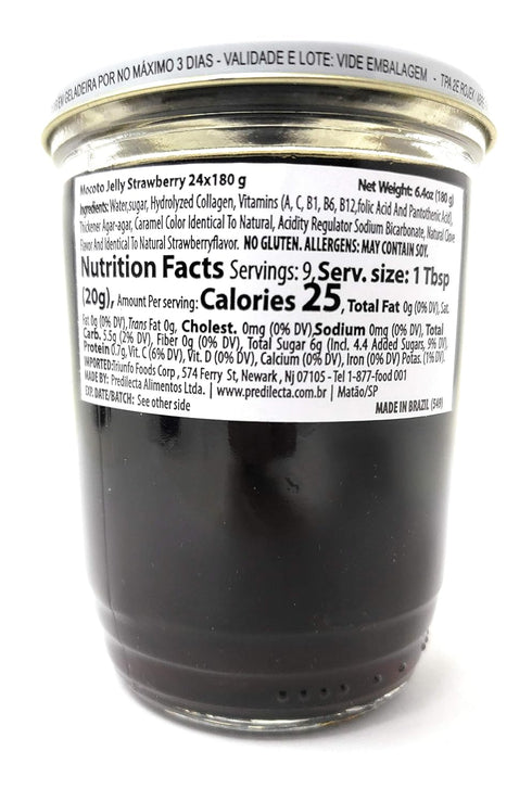 Predilecta (3 Pack, 540g) Mocoto Strawberry Flavored Jam Total