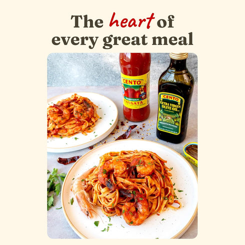 Cento 24 Oz (Pack 6) 100% Tomato Passata of Fresh Italian Sieved Tomato Puree for Homemade Pasta Sauce, Soup, Pizza