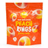 2 Gummies Gummy Peach Rings - Pound Bag - Peach Candy - Sweet and Sour Candy for Office, Snacking, Dessert Decorating