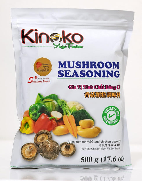 Kinoko Yugo Fusion Mushroom Seasoning, 500g (17.63oz), For Vegetarians & Vegan