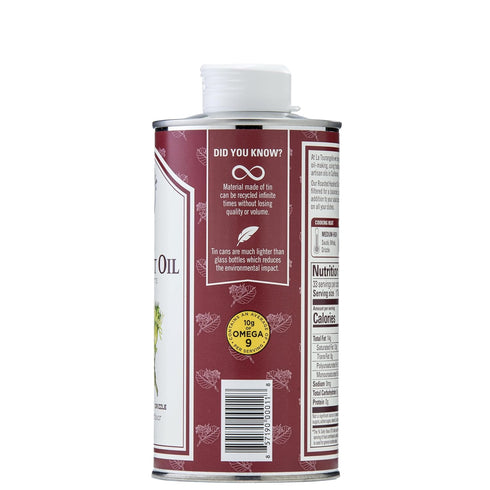 16.9 Oz La Tourangelle Roasted Hazelnut Oil, High-Oleic Oil Great for Baking, Stir-Frying, and Vinaigrettes, Fl