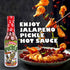 KICKIN' Spicy Pickle Hot Sauce - 5 oz - Premium Gourmet Jalapeno for Wings and Burgers