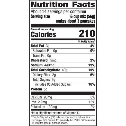 Bisquick 28 oz Betty Crocker Buttermilk Pancake and Waffle Mix, Made with Whole Grain, Just Add Water