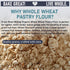 5 Lb Great River Milling Organic Whole Wheat Pastry Flour | Soft Texture, Lower Gluten | USDA Organic, Non-GMO, Kosher