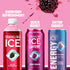 Vitamins,4/16oz Sparkling Ice Caffeine, Black Raspberry Sparkling Water with Caffeine, Zero Sugar, with Antioxidants