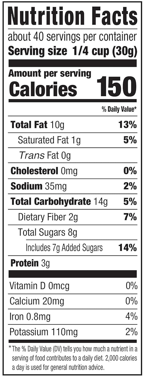 2.62 (Pack 1) Amazon Brand - Happy Belly Dried Cranberries, Nuts & Pepitas Trail Mix, pound