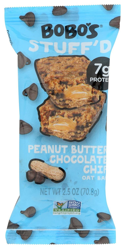 Bobo's Oat Bars , Chocolate Chip Peanut Butter Filled, 2.5 Ounce