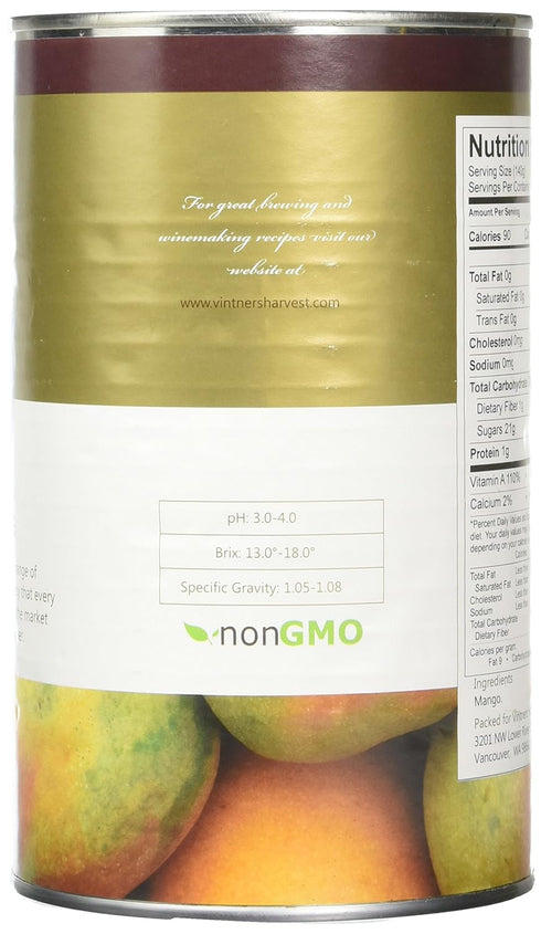 Vintner's Harvest 3 lb 1 oz Mango Fruit Puree