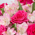 Benchmark Bouquets - Charming Roses & Alstroemeria (Glass Vase Included) - Fresh Flowers for Delivery - Gift