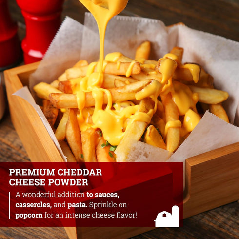 2.5LB (Pack 1) Hoosier Hill Farm Premium Cheddar Cheese Powder