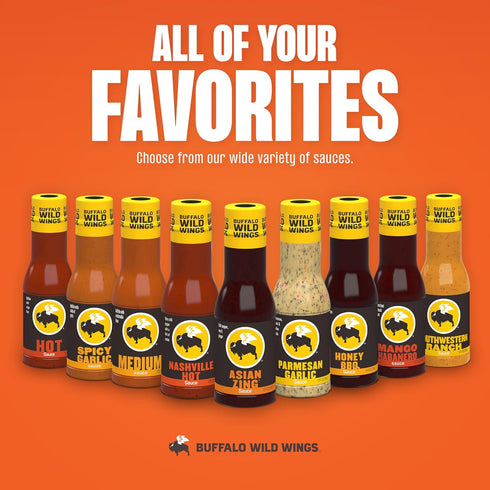 12 oz., Buffalo Wild Wings Asian Zing Sauce, fl. Perfect Dipping Sauce, Chicken Marinade, Stir Fry Sauce and Wing