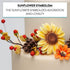 9 Count Global Sugar Art Sunflower Sugar Cake Flowers, by Chef Alan Tetreault