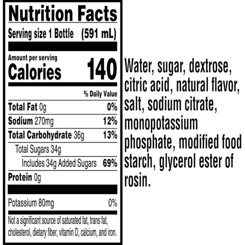 20 Oz (Pack 8) Gatorade Thrist Quencher, Glacier Cherry, Fl