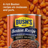 16 oz (Pack 12) BUSH'S BEST Canned Boston Recipe Baked Beans, Canned Baked Beans, Source of Plant Based Protein