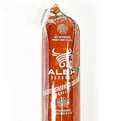 1.4 lb Classic Smoked Salami, Beef & Pork Cervelat Sausage